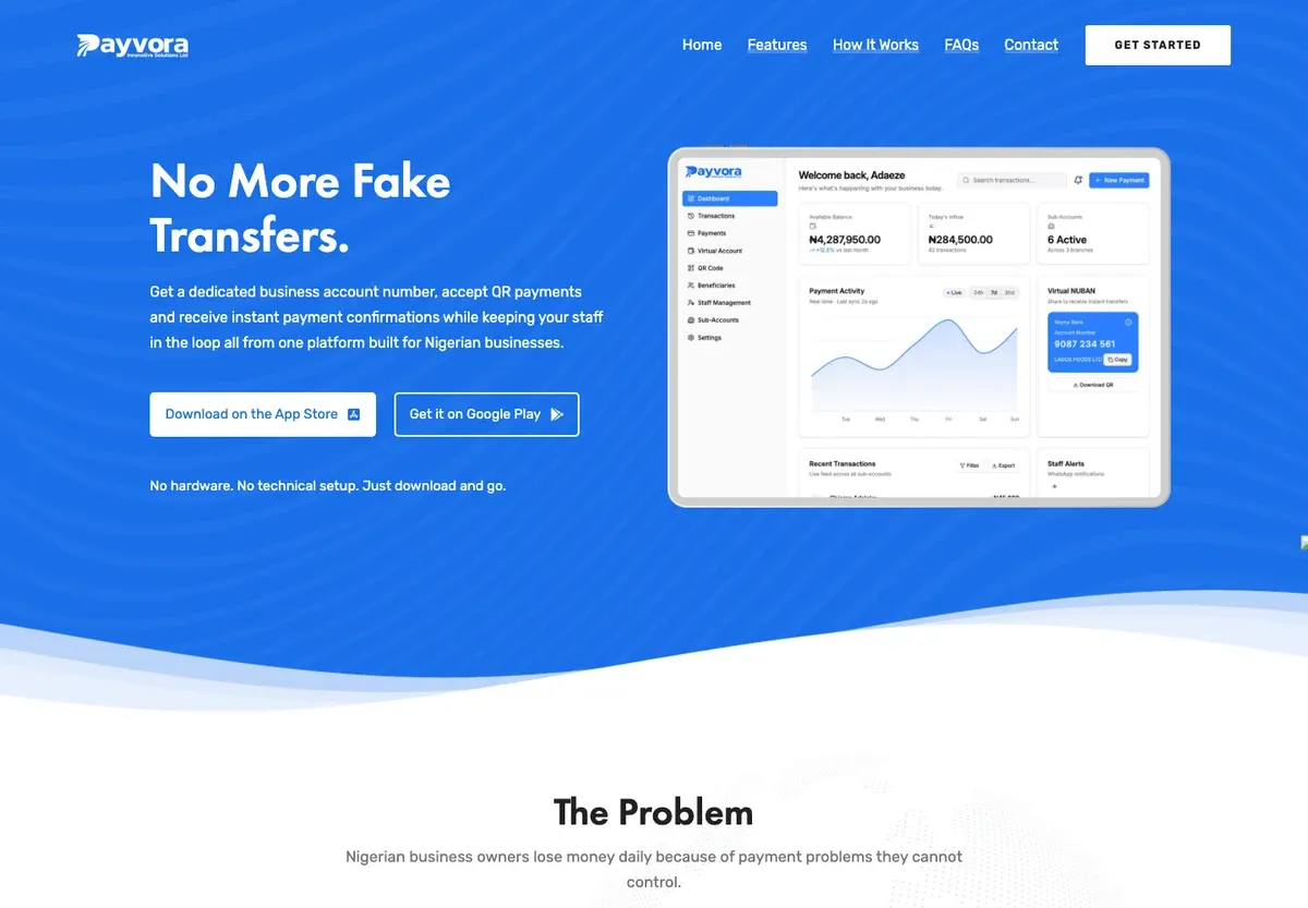Payvora project preview